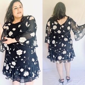 Jéssica Howard 3/4  sleeve dresses,  16W!